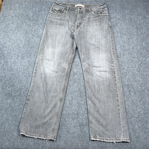 Levi's Other - Levis 559 Relaxed Straight Jeans Mens 38x34 Black Y2K Tag Faded Baggy Skater